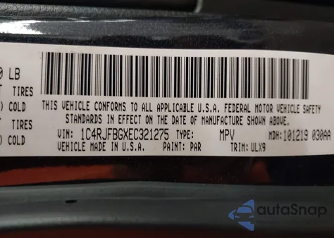 2014 Jeep Grand Cherokee Limited from USA, damaged, VIN 1C4RJFBGXEC321275